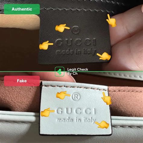 fake gucci box vs real|gucci marmont bag authentication.